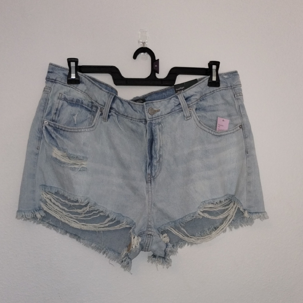 wild fable Light Blue Distressed Jean Shorts